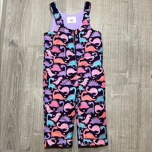 The Children's Place Purple and Pink Dinosaur Snow Pants